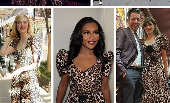 3 for $20☢️SHEIN-Leopard print dress,2xl,beige, black,contemporary - Picture 10 of 11